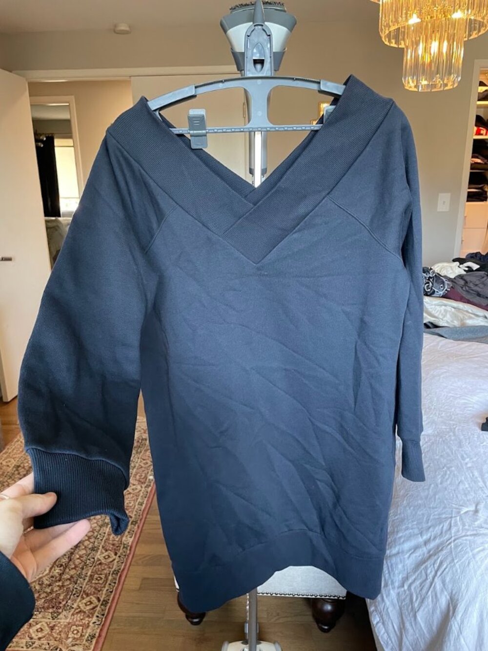 Burberry Navy Sweater Dress